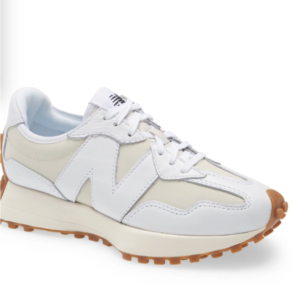WOMENS SIZE 9.5 NEW BALANCE 327 MUNSELL WHITE